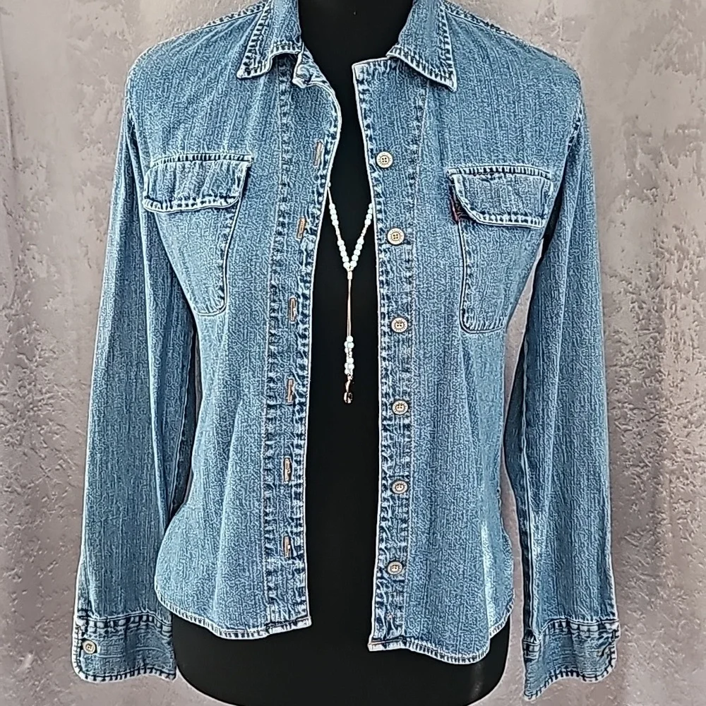 Levi's Dry Goods Vintage Denim Button Down Shirt - Picture 2 of 10